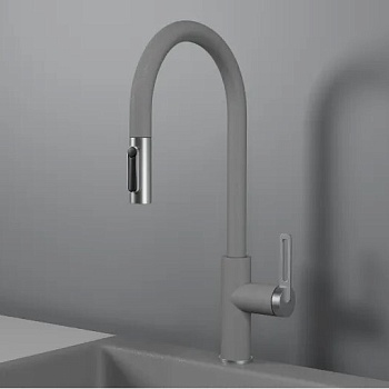 Фото товара: GRANULA 8168 смеситель, гранит, алюминиум