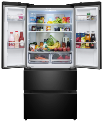 Детальное фото товара: MEFERI MFR83BLACK IX TOTAL NO FROST FRENCH DOOR COMFORT