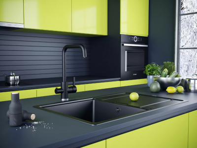 Paulmark LOGAS, смеситель, антрацит Детальное фото товара: Paulmark LOGAS, смеситель, антрацит