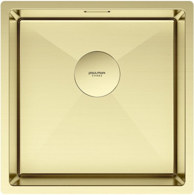 Paulmark NEXT 44 UNI, мойка, нержавеющая сталь, светлое золото