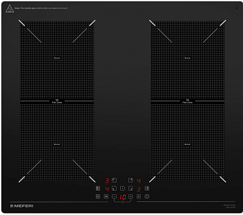 Фото товара: MEFERI MIH604BK MATT ULTRA индукционная поверхность
