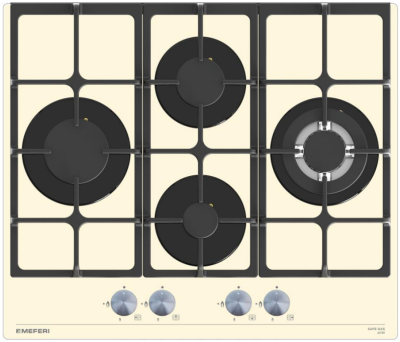Фото товара: MEFERI MGH604BG GLASS ULTRA газовая поверхность
