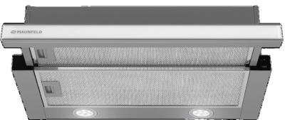 Maunfeld VSQ 60 INOX/GLASS WHITE