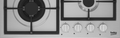 Детальное фото товара: Beko HIYG64225SXO газовая поверхность