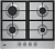 Фото товара: Beko HIAG64225SX газовая поверхность