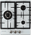 Schaub Lorenz SLK GW4540 Фото товара: Schaub Lorenz SLK GW4540 газовая поверхность