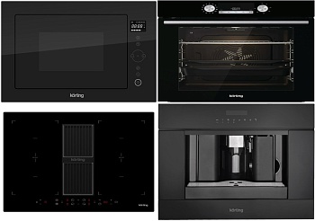 Фото товара: KORTING HIBH 68980 NB + OKB 8481 ESN PYRO + KMI 825 TGN + KCM 9200 BG