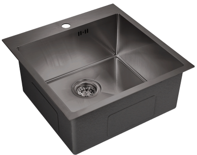 Emar EMB-116 PVD Nano Dark, мойка, нержавеющая сталь, вороненая сталь