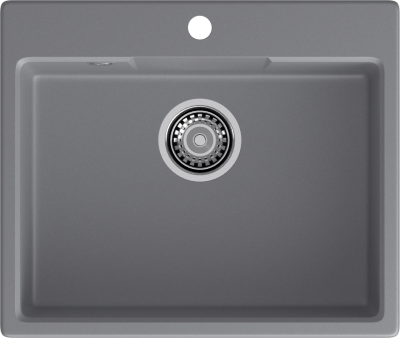 GranFest URBAN GF-UR-658, мойка, гранит, темно-серый