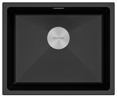 Paulmark LUMI 55UNI, мойка, гранит, черный