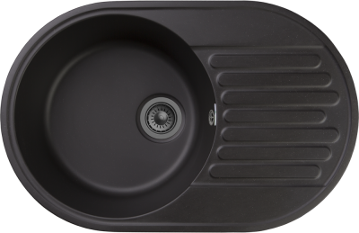 Детальное фото товара: GranFest QUARZ GF-Z18, мойка, гранит, черный