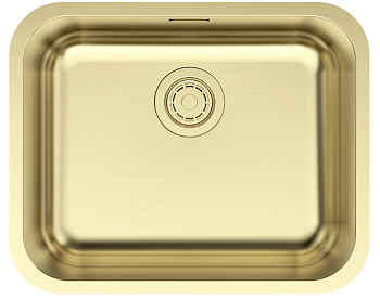 Фото товара: Paulmark VELLO 53 UNI, мойка, нержавеющая сталь, светлое золото