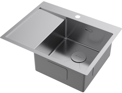 Детальное фото товара: Omoikiri Akisame 65-IN-R, мойка, нержавеющая сталь, чаша справа