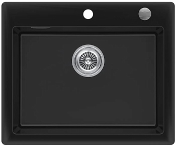 Фото товара: KUCHENSTERN TOPKERAM 60, мойка, керамика, керамический черный