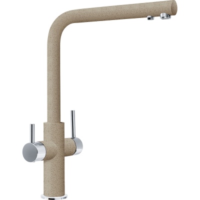 Детальное фото товара: Franke Neptune Clear Water, смеситель, гранит, миндаль