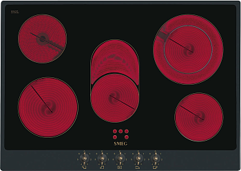 Фото товара: Smeg P875AO стеклокерамическая поверхность