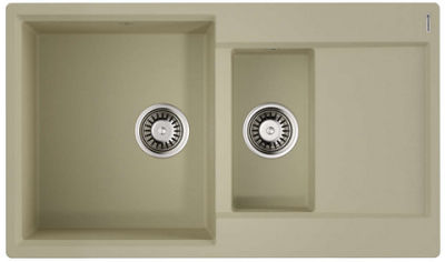 Детальное фото товара: Omoikiri Daisen 86-2-BE, мойка, гранит, ваниль