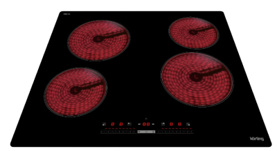 Детальное фото товара: Korting HK 62009 B стеклокерамическая поверхность