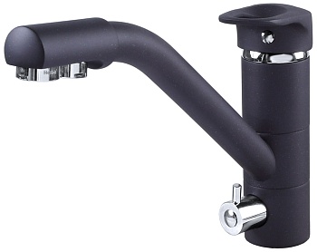 Фото товара: Zigmund & Shtain ZS 1100, смеситель, темная скала    