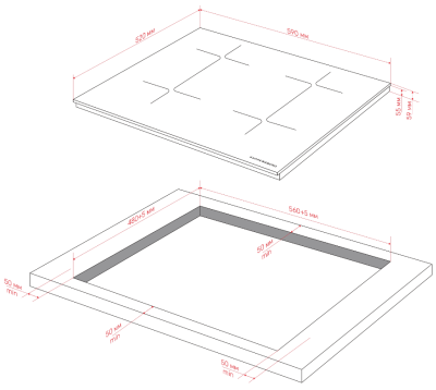 Детальное фото товара: Kuppersberg ICI 626 индукционная поверхность