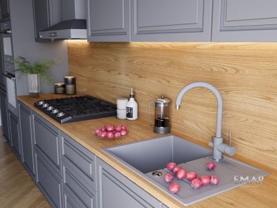 Emar EMQ-1700.Q, мойка, гранит, алмаз Детальное фото товара: Emar EMQ-1700.Q, мойка, гранит, алмаз