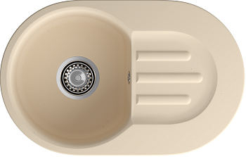 Фото товара: ЭкоМ М-685, мойка, мрамор, бежевый