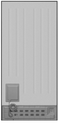 Детальное фото товара: MEFERI MFR83BLACK IX TOTAL NO FROST SIDE BY SIDE COMFORT