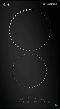Фото товара: Maunfeld CVCE292PBK стеклокерамическая поверхность