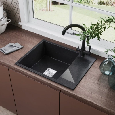 Детальное фото товара: Tolero BLADE 660, мойка, гранит, уголь