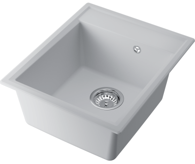 Детальное фото товара: Omoikiri Daisen 42-WH, мойка, гранит, белый