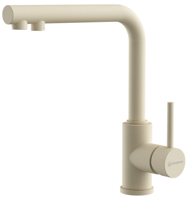 Детальное фото товара: Omoikiri Nakagawa 2 Plus-BE, смеситель, гранит, ваниль