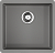 Фото товара: Omoikiri Kata 44-U-GR, мойка, гранит, leningrad grey