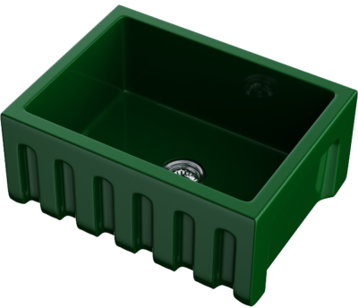 Детальное фото товара: Omoikiri Mikura 61-RG Glossy, мойка, керамика, royal green