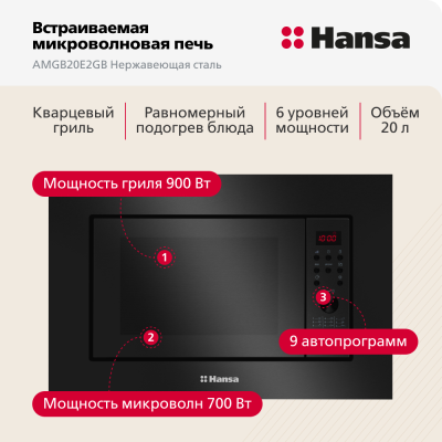 Hansa AMGB20E2GB Детальное фото товара: Hansa AMGB20E2GB