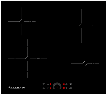 Фото товара: Delvento V60D24S110 стеклокерамическая поверхность