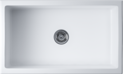 Детальное фото товара: Omoikiri Mikura 76-WH, мойка, керамика, белый