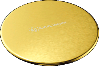 Фото товара: Omoikiri LG Декоративная накладка для выпуска, светлое золото