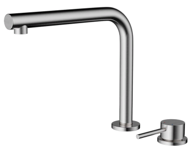 Детальное фото товара: Omoikiri Nara-BN, смеситель, нержавеющая сталь