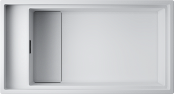 Фото товара: Omoikiri Kinaru 86-U/I WH, мойка, керамика, белый