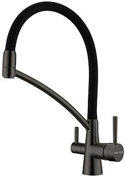 Фото товара: Paulmark SIEGEN, смеситель, вороненая сталь
