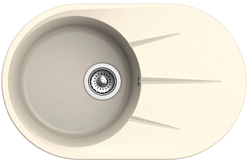 Фото товара: Ewigstein Rund R- 50F, мойка, гранит, крем