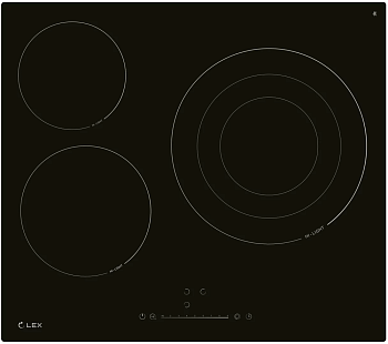 Фото товара: LEX EVH 631A BL стеклокерамическая поверхность