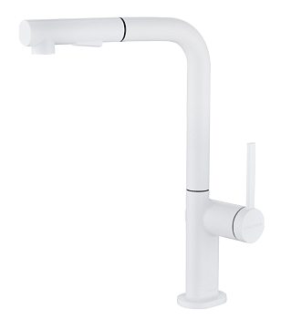 Фото товара: Paulmark NEO, смеситель, белый матовый