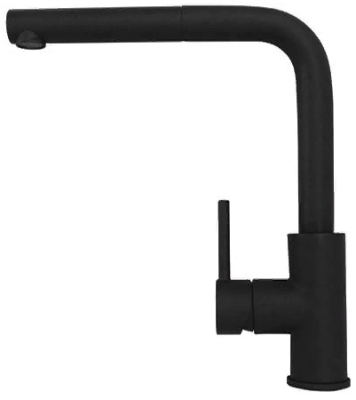 Детальное фото товара: ALVEUS ZEOS P MONARCH BLACK MATT, смеситель, черный матовый