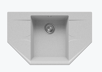 Фото товара: Polygran RIFF-800, мойка, мрамор, светло-серый 314