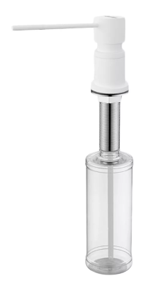 Paulmark KRAFT, дозатор для моющего средства, белый матовый Paulmark KRAFT, дозатор для моющего средства, белый матовый