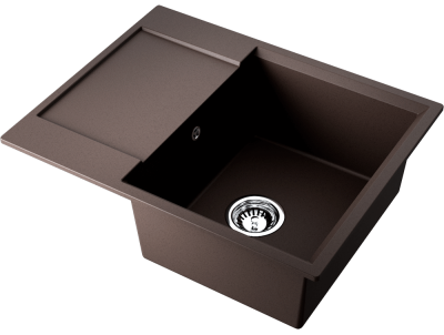 Omoikiri Daisen 65-ES, мойка, гранит, эспрессо Детальное фото товара: Omoikiri Daisen 65-ES, мойка, гранит, эспрессо