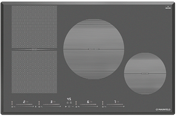Фото товара: Maunfeld CVI804SFDGR индукционная поверхность