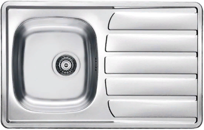 Детальное фото товара: ALVEUS ZOOM 20 NAT-90, мойка, нержавеющая сталь (в комплекте с сифоном 1130550)