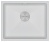 Paulmark LUMI 55UNI, мойка, гранит, белый Детальное фото товара: Paulmark LUMI 55UNI, мойка, гранит, белый